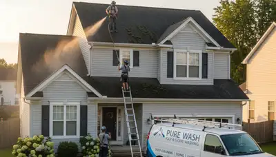 Professional roof cleaning service by vinyl siding experts in Jacksonville, FL