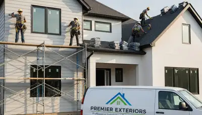 Professional roof installation with durable vinyl siding in Jacksonville, FL homes