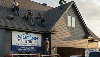 Roof installation by vinyl siding contractors in Jacksonville FL protecting homes from coastal weather