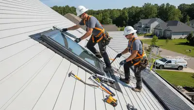 Vinyl siding and skylight repair by Next Level Exteriors in Jacksonville, FL homes