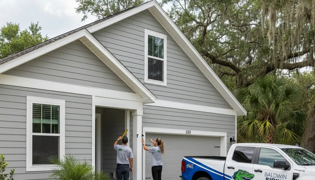 Professional vinyl siding installation by expert contractors in Jacksonville FL homes