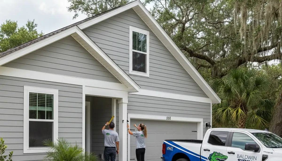 Professional vinyl siding installation by expert contractors in Jacksonville FL homes