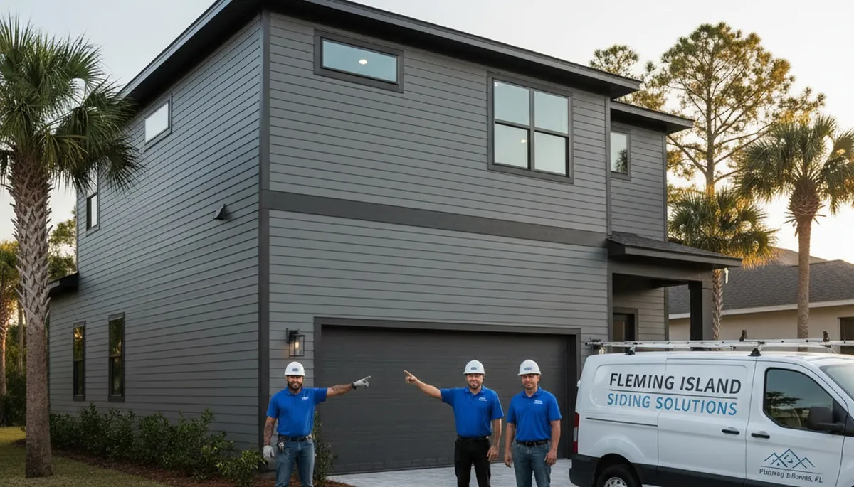 Professional vinyl siding contractors installing durable siding in Jacksonville, FL homes