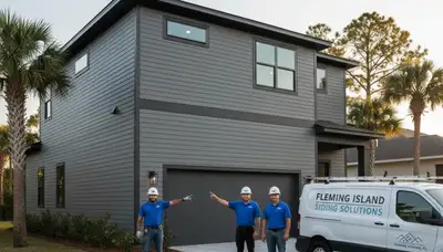 Professional vinyl siding contractors installing durable siding in Jacksonville, FL homes