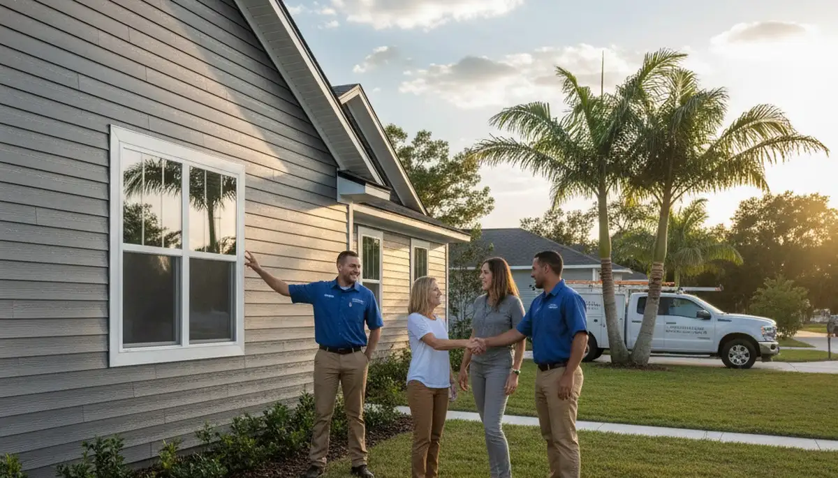 Professional vinyl siding installation by local contractors in Jacksonville, FL