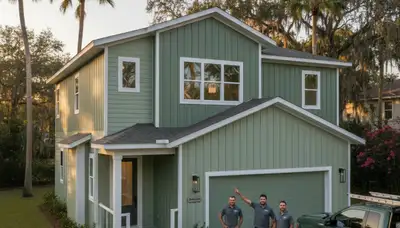 Professional vinyl siding installation by expert contractors in Jacksonville, FL homes