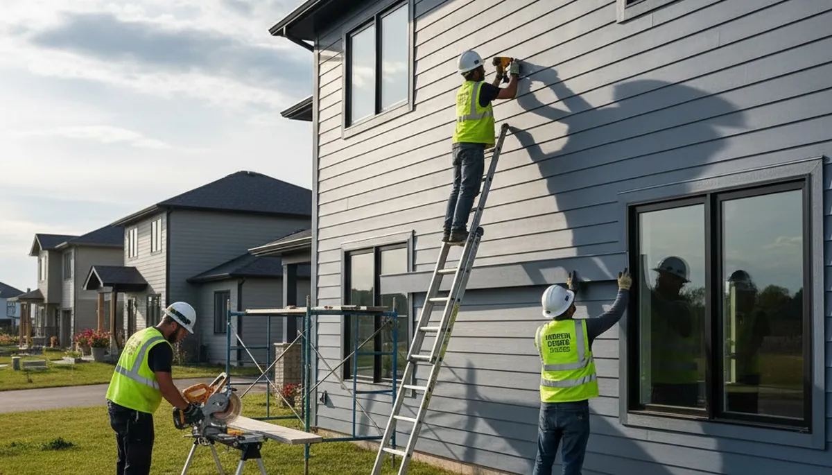 Vinyl siding installation by expert contractors in Jacksonville, FL home exterior remodel