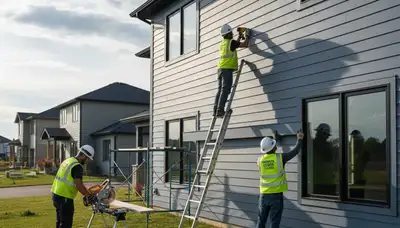 Vinyl siding installation by expert contractors in Jacksonville, FL home exterior remodel