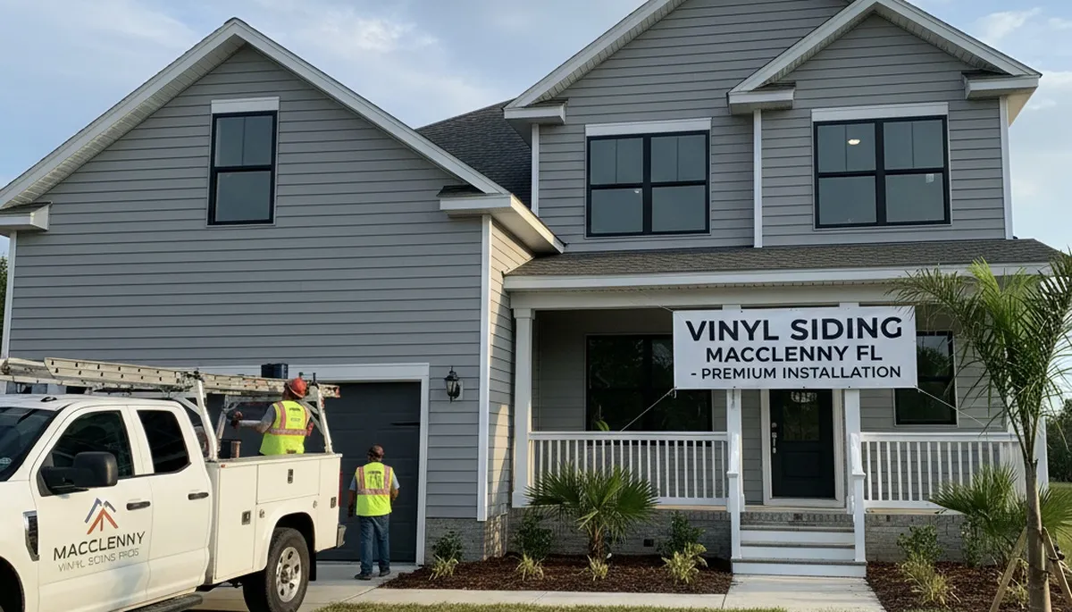 Professional vinyl siding installation on home exterior in Jacksonville, FL