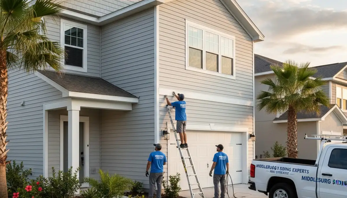 Professional vinyl siding installation by local contractors in Jacksonville, FL