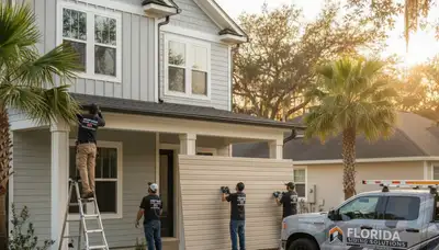 Professional vinyl siding installation by expert contractors in Jacksonville, FL