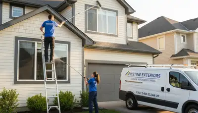 Professional window cleaning by vinyl siding experts in Jacksonville, FL homes
