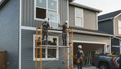 Vinyl siding and window installation by Next Level Exteriors in Jacksonville, FL homes