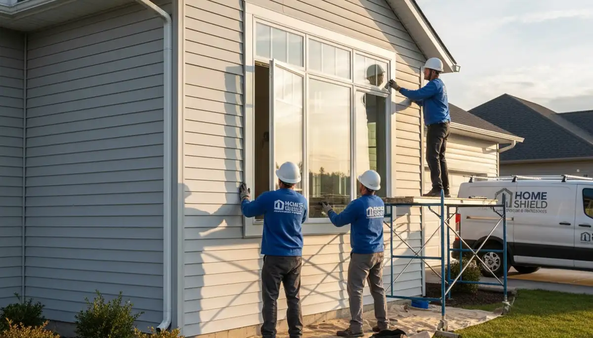 Professional window installation by vinyl siding experts in Jacksonville, FL homes